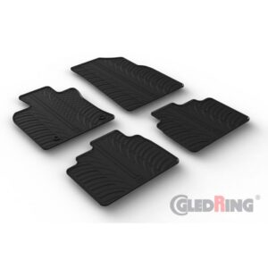 Rubbermatten passend voor Toyota Camry (XV7) 2018- (T profiel 4-delig + montageclips)