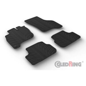 Rubbermatten passend voor Volkswagen e-Golf VII 2014-2020 (T profiel 4-delig + montageclips)
