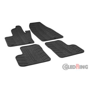 Rubbermatten passend voor Jeep Renegade na 02/2015- &  Fiat 500X 2015- (T profiel 4-delig + montageclips) (kopie)