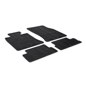 Rubbermatten passend voor Mini One/Cooper/S/D R56 2006-2014 (T profiel 4-delig + montageclips)