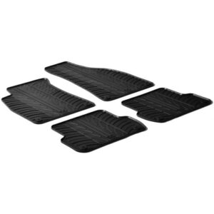 Rubbermatten passend voor Seat Exeo / Audi A4 8E 2001-2008 (T profiel 4-delig + montageclips)