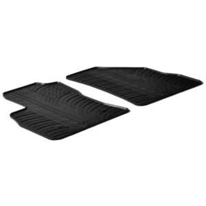 Rubbermatten passend voor Opel Combo Cargo 3-deurs 2011- & Fiat Doblo Cargo 3-deurs 2010- (T profiel 2-delig + montageclips)