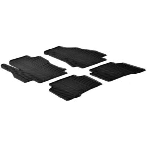 Rubbermatten passend voor Fiat Fiorino & Qubo 2008- / Citroen Nemo / Peugeot Bipper (T profiel 4-delig) (kopie) (kopie)