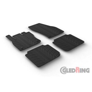 Rubbermatten passend voor Skoda Kodiaq 3/2017- (T profiel 4-delig + montageclips)