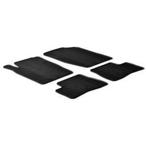 Rubbermatten passend voor Peugeot 206 3/5-deurs/SW/206+ 1998- (T profiel 4-delig)