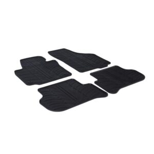 Rubbermatten passend voor Skoda Yeti 2013-2017 (T profiel 4-delig + montageclips)