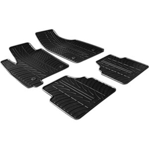 Rubbermatten passend voor Opel Meriva 2003- (T profiel 4-delig + montageclips)