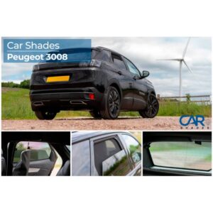 Set Car Shades passend voor Peugeot 3008 II 2016- (6-delig)