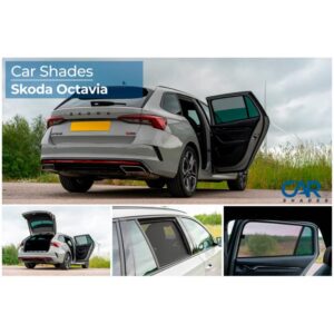 Set Car Shades passend voor Skoda Octavia IV (NX5) Kombi 2020- (6-delig)