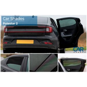 Set Car Shades passend voor Polestar 2 EV 2019- (4-delig)