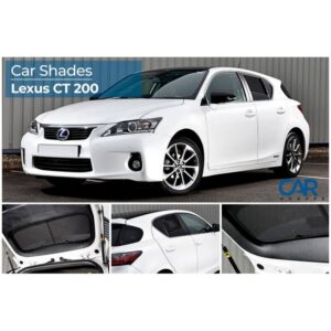 Set Car Shades passend voor Lexus CT200H 2011- (6-delig)